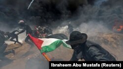 Палестинці протестують проти перенесення посольства США в Ізраїлі до Єрусалима, 14 травня 2018 року