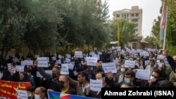 Unrest -- including several protests by teachers -- has rattled Iran since last summer in response to declining living standards, wage arrears, and a lack of welfare support. (file photo)