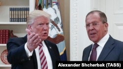 Дональд Трамп и Сергей Лавров