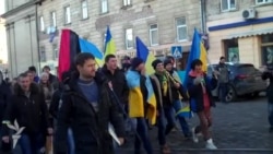 У Львові учасники Майдану протестували на підтримку арештованих побратимів