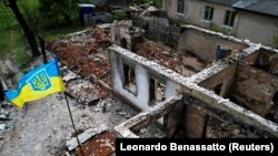 Зруйноване російськими військами село Мощун на Київщині, 19 травня 2022 року 