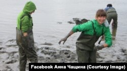 Анна Чащина під час навчальної практики у Португалії