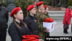 "Юнармия" в аннексированном Крыму, март 2019 года