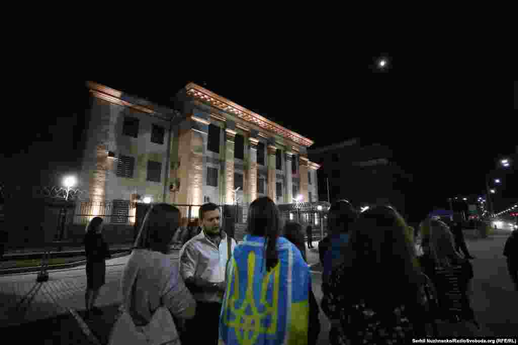 На акции был замечен бывший политузник Геннадий Афанасьев