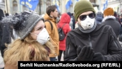 Акція «Раду на карантин», Київ, 17 березня 2020 року