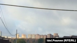 Пробки на въезде в посёлок Вознесение