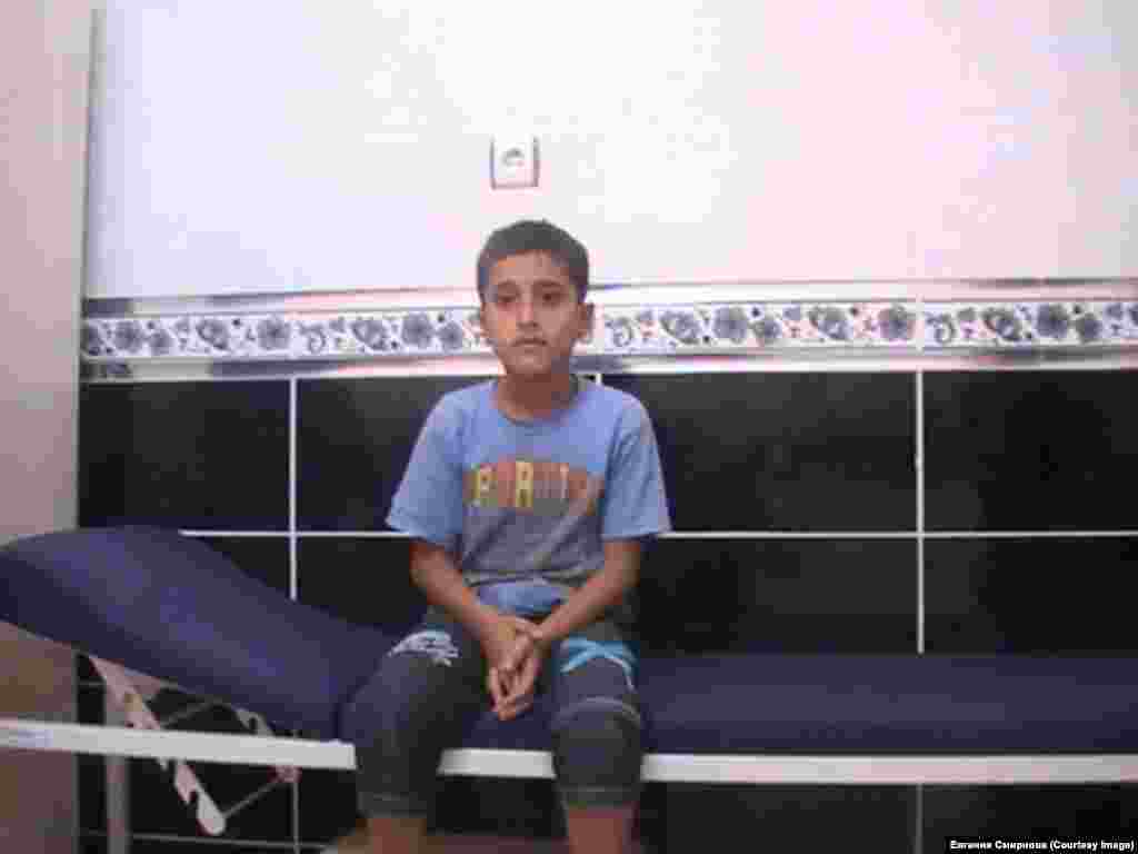 Пациент больницы для сирийских беженцев в городе Урфа