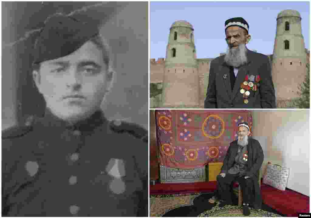 Холік Хояєв, 91 рік. Таджицький офіцер, який служив у радянській піхоті з жовтня 1942 року по січень 1946-го. На момент закінчення війни перебував в Угорщині  