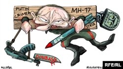 Політична карикатура Олексія Кустовського