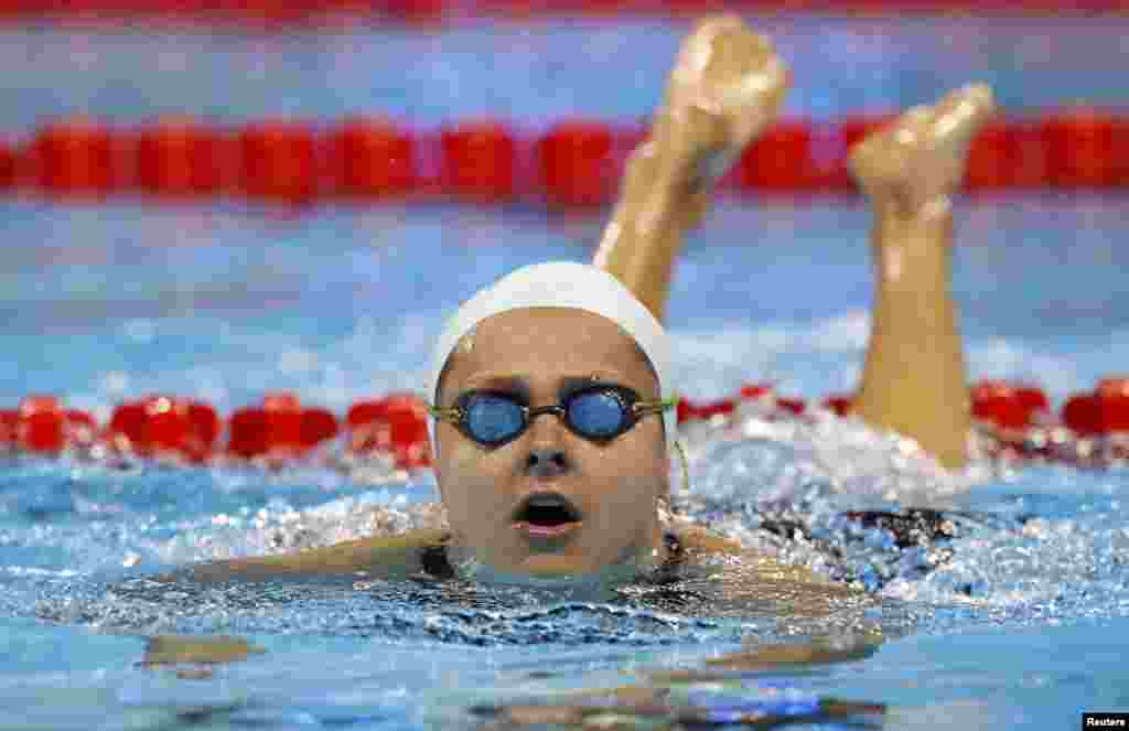 Анна Стеценко, золота призерка Літніх Паралімпійських Ігор 2016 із плавання на дистанцію 100 метрів