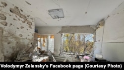 Spitalul de copii din Herson după atacul artileriei rusești asupra sa din dimineața zilei de 29 octombrie 2025