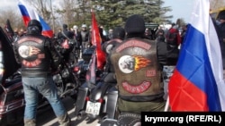 Мотопробег в Севастополе к 5-й годовщине аннексии