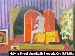 Роман Сельський, «Натурниця на червоному», 1970 рік