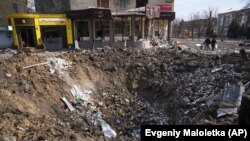 Проспект Мира, Мариуполь, 13 марта 2022 года