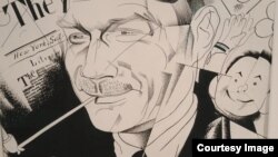 Портрет Евгения Замятина художника Юрия Анненкова