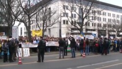 Митинг в Берлине против агрессии России на Украине Митинг в Берлине против агрессии России на Украине