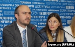 Ексвіцепрезидент постійного форуму ООН з питань корінних народів Олівер Лооде на презентації проєкту «Захист прав кримських татар засобами публічної дипломатії», Київ, 2016 рік