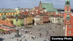 Варшава. Вид на Королевский замок