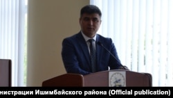 Азамат Абдрахманов во время переназначения