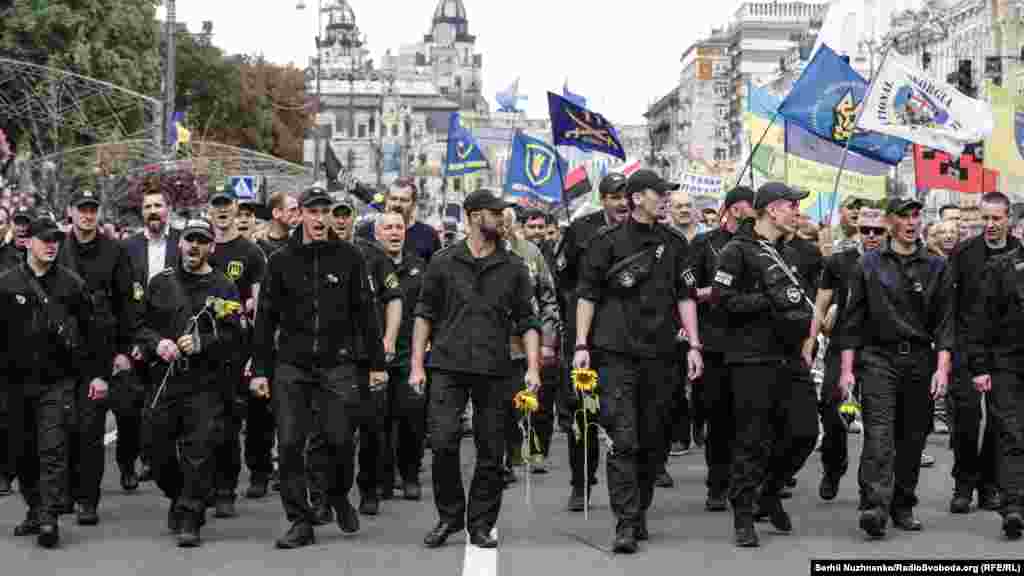 Ветерани батальйону «Донбас» під час «Ходи нескорених»