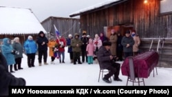 The war on Ukraine has seeped into Russian society -- not just in big cities but small, distant villages like Novy Ashap, where Timur Izhguzin was buried last month after being killed in action.