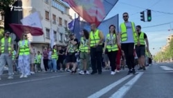 Blokada mostova u Beogradu: 'Želimo promene' Blokada mostova u Beogradu: 'Želimo promene'
