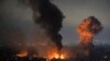 Dim se diže nakon napada Izraela na jug Libana 7. oktobar 2024.