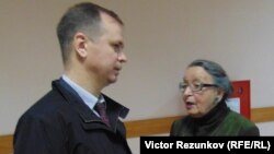 Анна Шароградская и её адвокат Иван Павлов