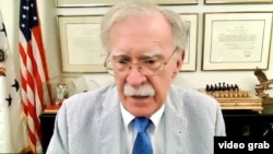 Колишній радник президента США з нацбезпеки Джон Болтон спілкується з Радіо Свобода. Вашингтон, США, 7 липня 2025 року