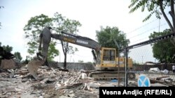 Rušenje objekata u savamali