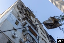 Последствия одного из ударов российских БПЛА в Одессе, июль 2025 года