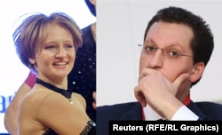 Катерина Тихонова, донька Володимира Путіна, та її тодішній чоловік Кирило Шамалов, 2015 рік, комбіноване фото