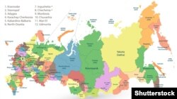 Карта Российской Федерации