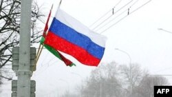 Прапори РФ і Білорусі в Мінську, фото ілюстративне