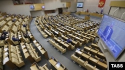 У залі пленарних засідань Держдуми Росії, архівне фото