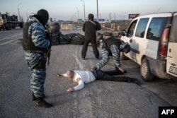 «Беркут» на Чонгаре, 10 марта 2014