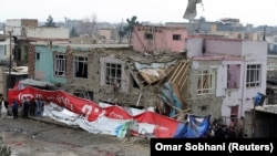 Місце вибуху в Кабулі, 2 березня 2018 року