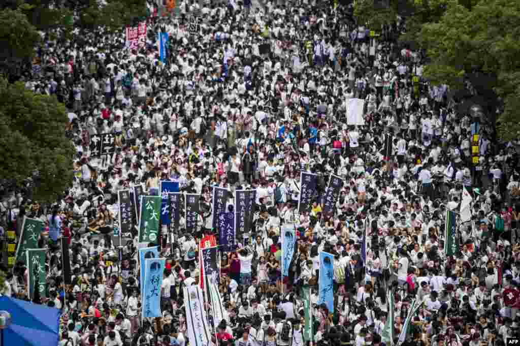 Забастовка студентов университета Гонконга 