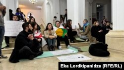 ბათუმის უნივერსიტეტის სტუდენტები, 15 ნოემბერი, 2024 წელი