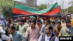 Акция против движения "Талибан", Кабул, 19 августа 2021 года