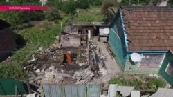 Зруйнована Горлівка – наслідки бойових дій, зняті з безпілотника Зруйнована Горлівка – наслідки бойових дій, зняті з безпілотника