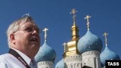 Посол США в России Джон Теффт при посещении Кремля в Казани