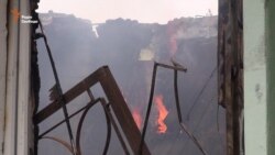 Масштабний мінометний обстріл у Щасті. Мешканці підраховують збитки (відео) Масштабний мінометний обстріл у Щасті. Мешканці підраховують збитки (відео)