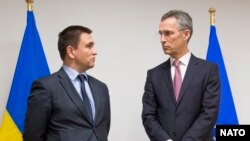 Міністр закордонних справ України Павло Клімкін та генеральний секретар НАТО Єнс Столтенберґ