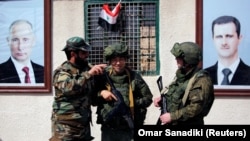 Сирийские и российские военные в Сирии (иллюстративное фото)