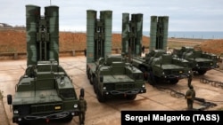 С-400 «Триумф» в Севастополе, январь 2018 год