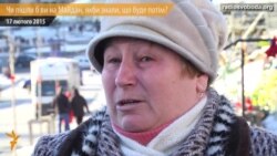 Чи пішли б ви на Майдан, якби знали, що буде потім? Чи пішли б ви на Майдан, якби знали, що буде потім?