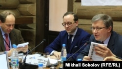 Алтайский форум А.Ламбсдорф, Ю.фон Фрайтаг-Лорингховен, В.Рыжков