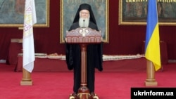 Вселенський патріарх Варфоломій під час відвідин України у 2008 році