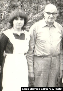 Олена Шахтаріна і Юліус Вольфенгаут. Томськ. Кінець 1980-х років